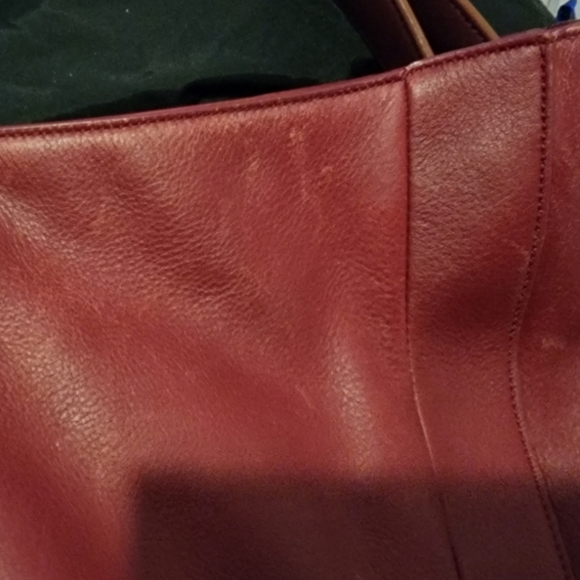 Cole Haan Leather Bag and Talbots Belted Blazer Size 8P - Picture 6 of 11